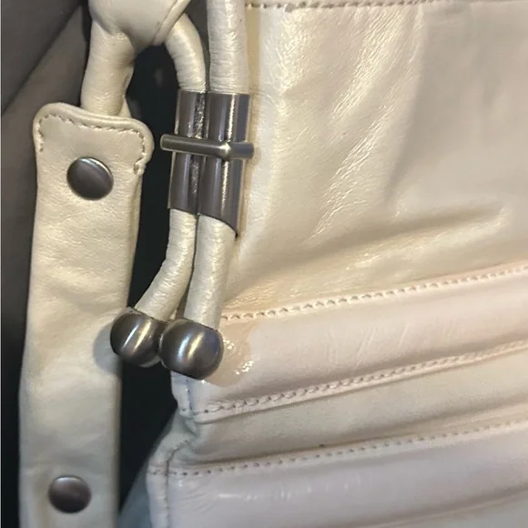 Rare Mimco leather pearl white bag a must see very elegant! - Picture 8 of 11